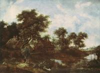 Meindert Hobbema - The Water Mill Oak Dresden